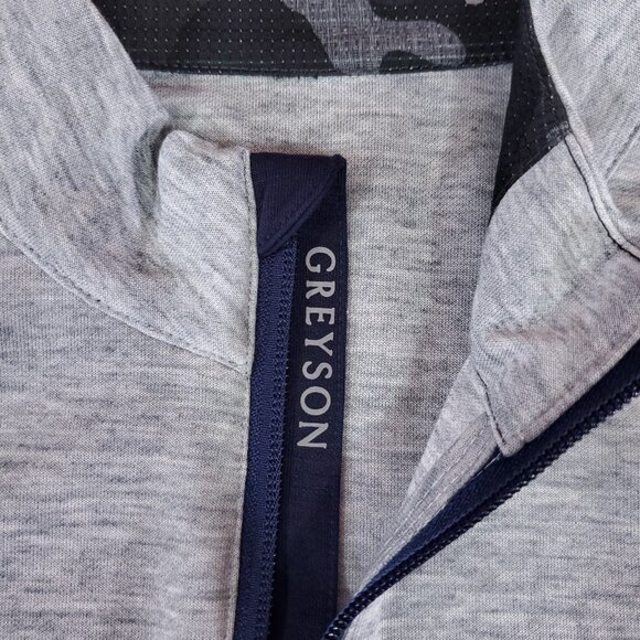 Greyson Youth Size XL 10/11 Ohoopee Match Club 1/4 Zip Pullover Golf Gray - Picture 5 of 14